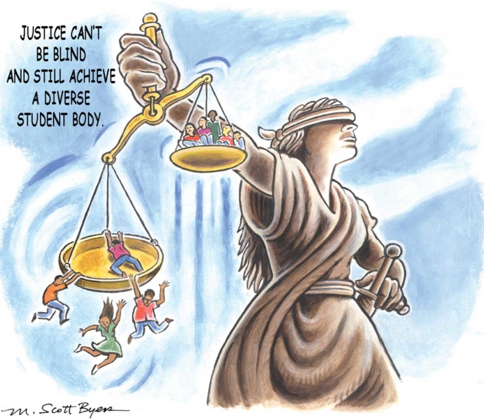 Blind Justice Can’t Achieve Diversity