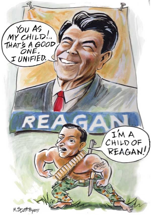 Cruz is No Child of Reagan