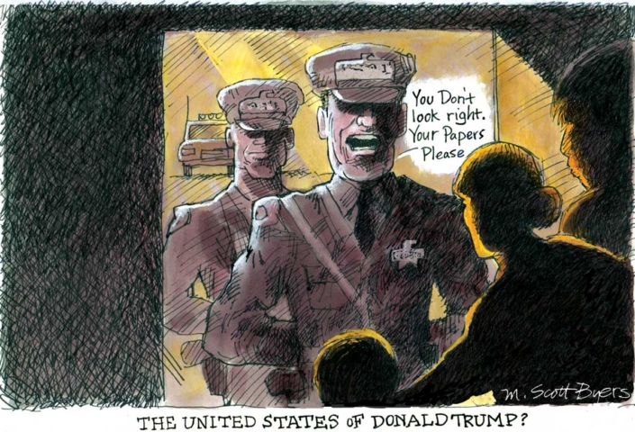 Trump Troopers, Papers Please!
