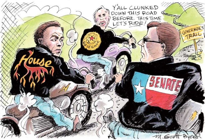 Abbott’s Special Session Cycle Gang – Straus vs. Patrick