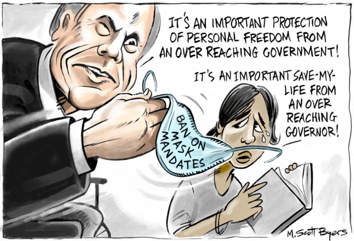 Abbott’s Ban on Mask Mandates