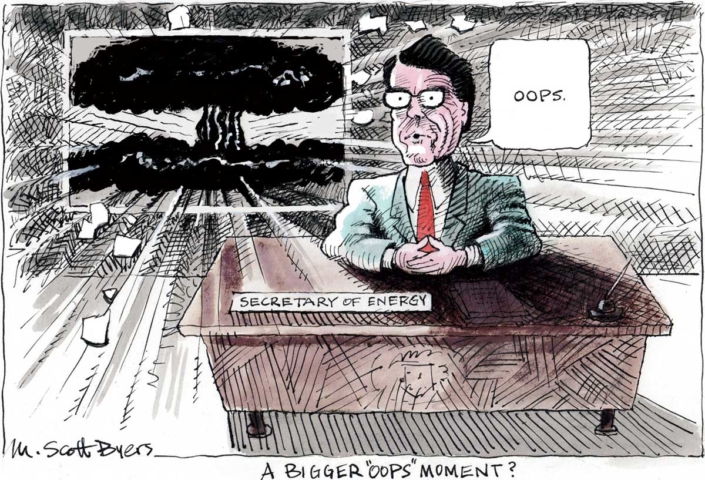 Oops!..Perry as Secretary of Energy