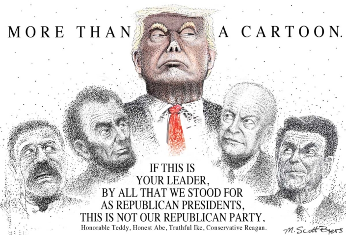 Revered Republican Presidents Review Trump